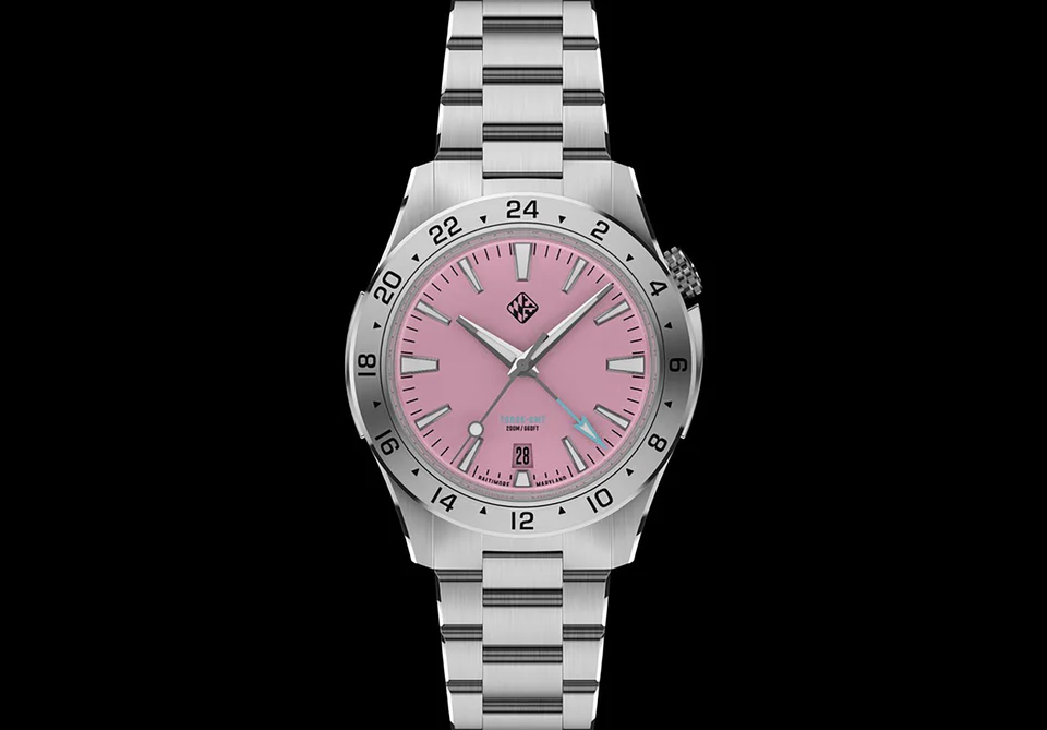 Steel Torsk GMT 39 Pastel Series - Cotton Candy Pink thumbnail 2
