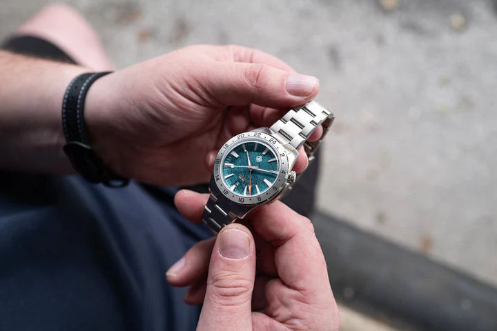 Steel Torsk GMT 39 - Teal Meteorite thumbnail 2