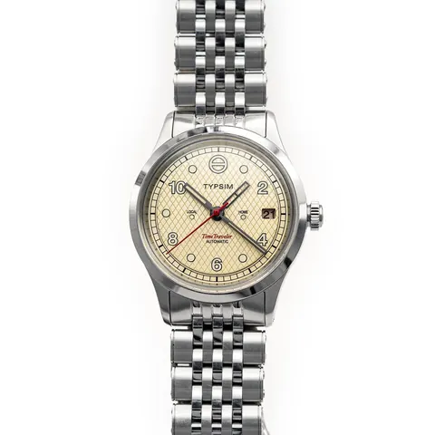 Typsim TimeTraveler, a dual time travel watch featuring date function