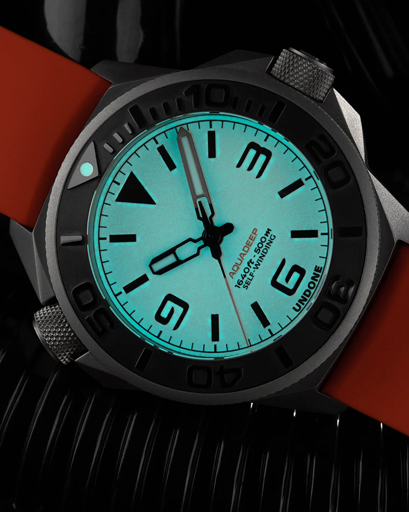 AquaLume Orange Rubber Automatic thumbnail 2