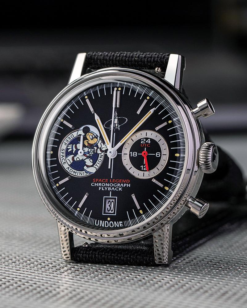 Undone Disney Space Legend Black Chronograph Customizable thumbnail 2