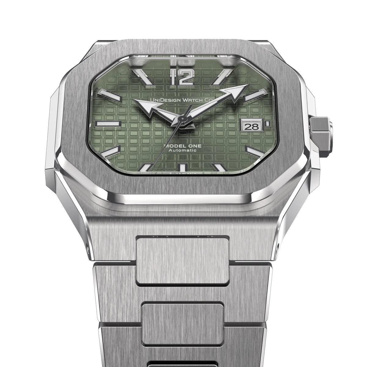 Model One Olive Green selected view