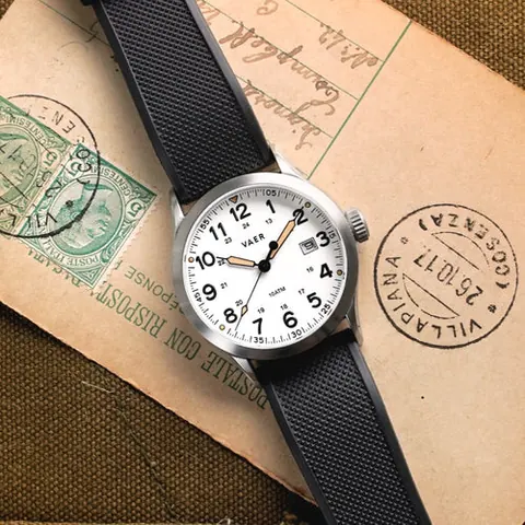 S3 Calendar Field White - 36mm Quartz