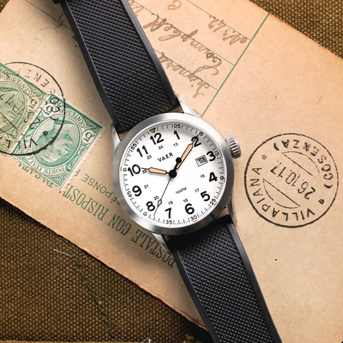 S3 Calendar Field White - 36mm Quartz
