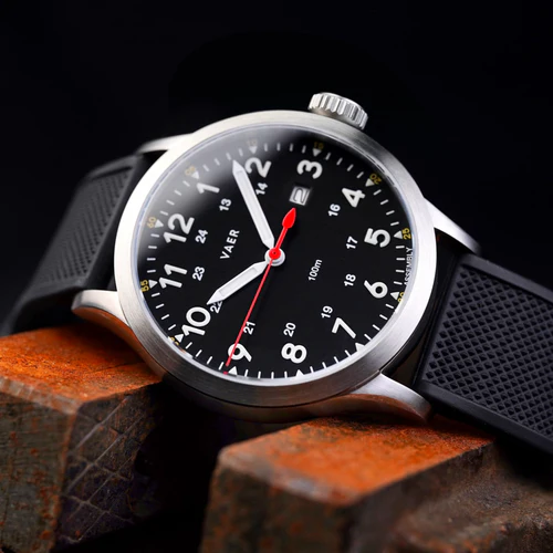 S5 Calendar Field Black - 40mm Quartz thumbnail 2