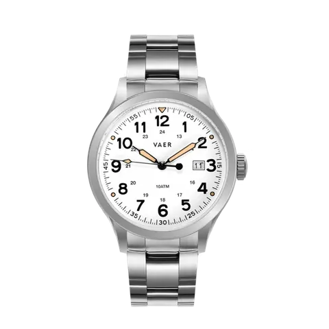 S5 Calendar Field White - 42mm Quartz