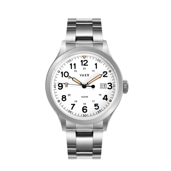 S5 Calendar Field White - 42mm Quartz