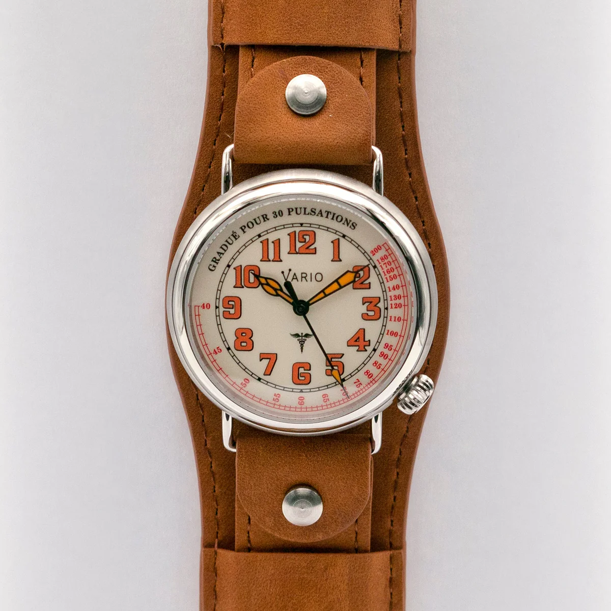 Vario 1918 Medic Cream Dial with Orange Lume