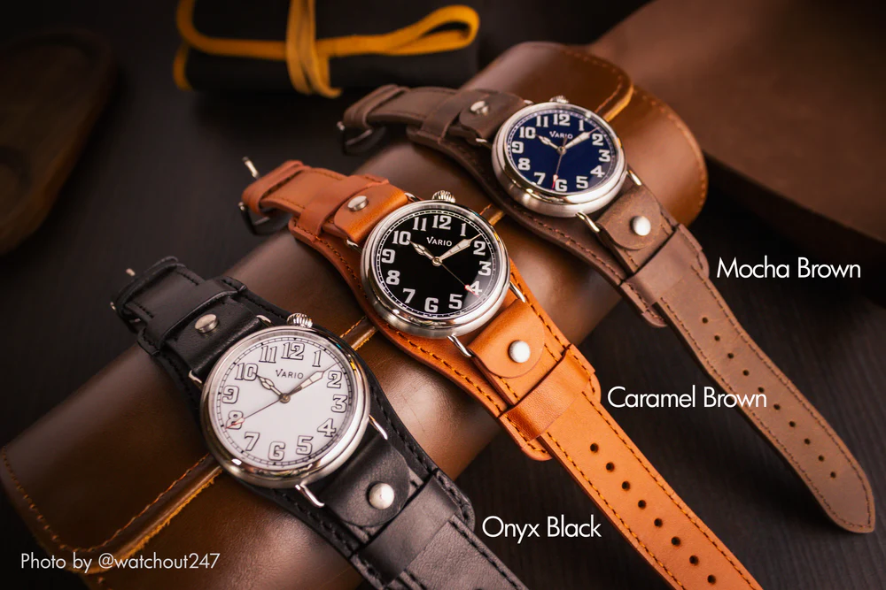 Vario 1918 Pilot Black Dial with White Lume Watch thumbnail 2