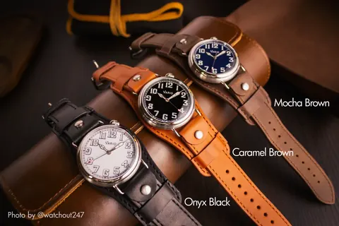 Vario 1918 Pilot Blue Dial with White Lume Watch