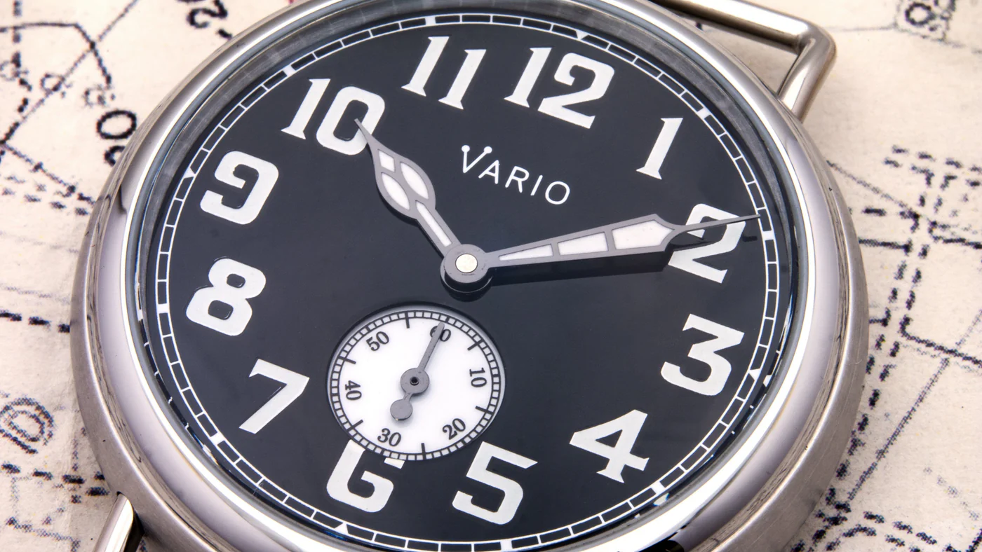 Vario 1918 Trench Black Dial with White Lume Watch thumbnail 2
