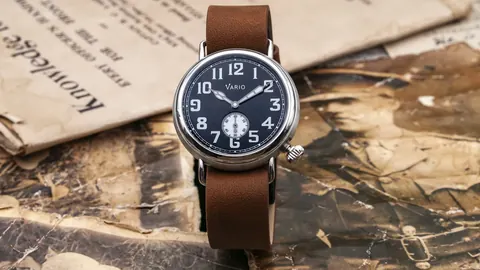 Vario 1918 Trench Black Dial with White Lume Watch