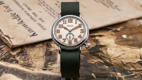 Vario 1918 Trench Cream Dial with Orange Lume Watch