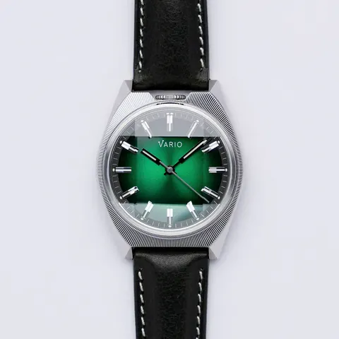 Vario Futurist Watch Sunburst Green Fume Watch