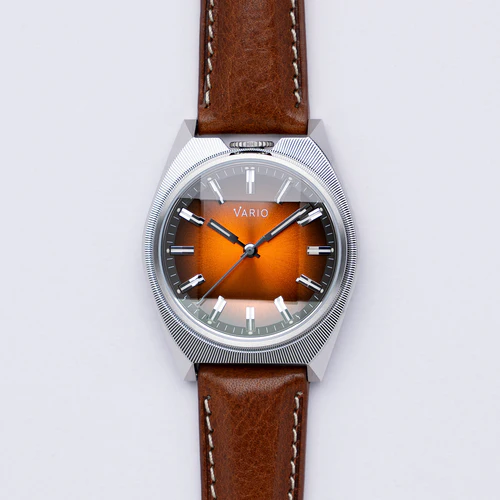 Vario Futurist Watch Sunburst Orange Fume Watch thumbnail 2
