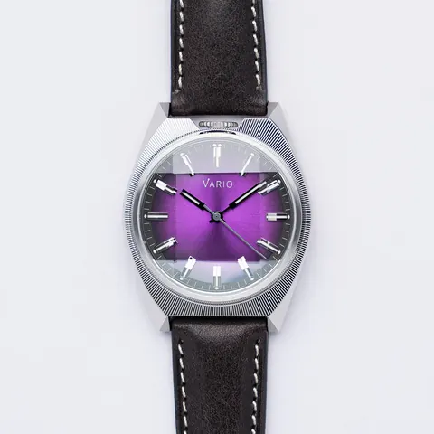 Vario Futurist Watch Sunburst Purple Fume Watch