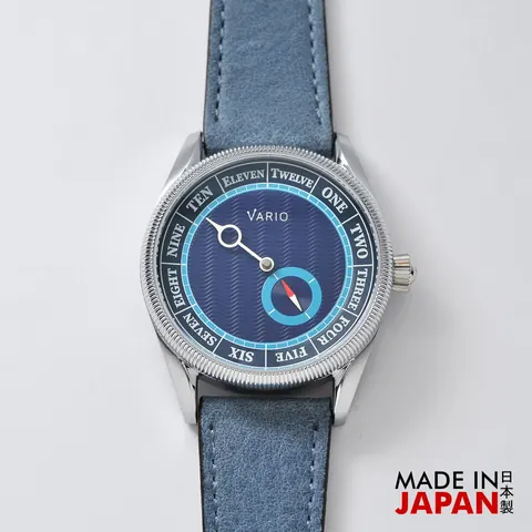 Vario NAVI Single Hand Deep Water Blue Small Seconds Compass