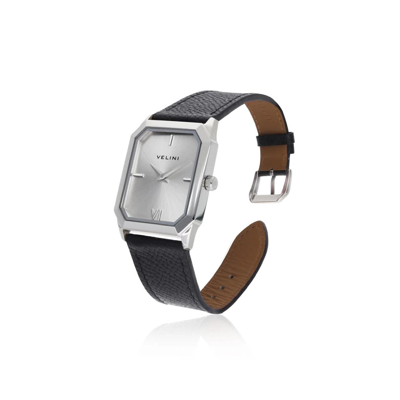 Ref. 102-V with Leather Strap - Black thumbnail 2