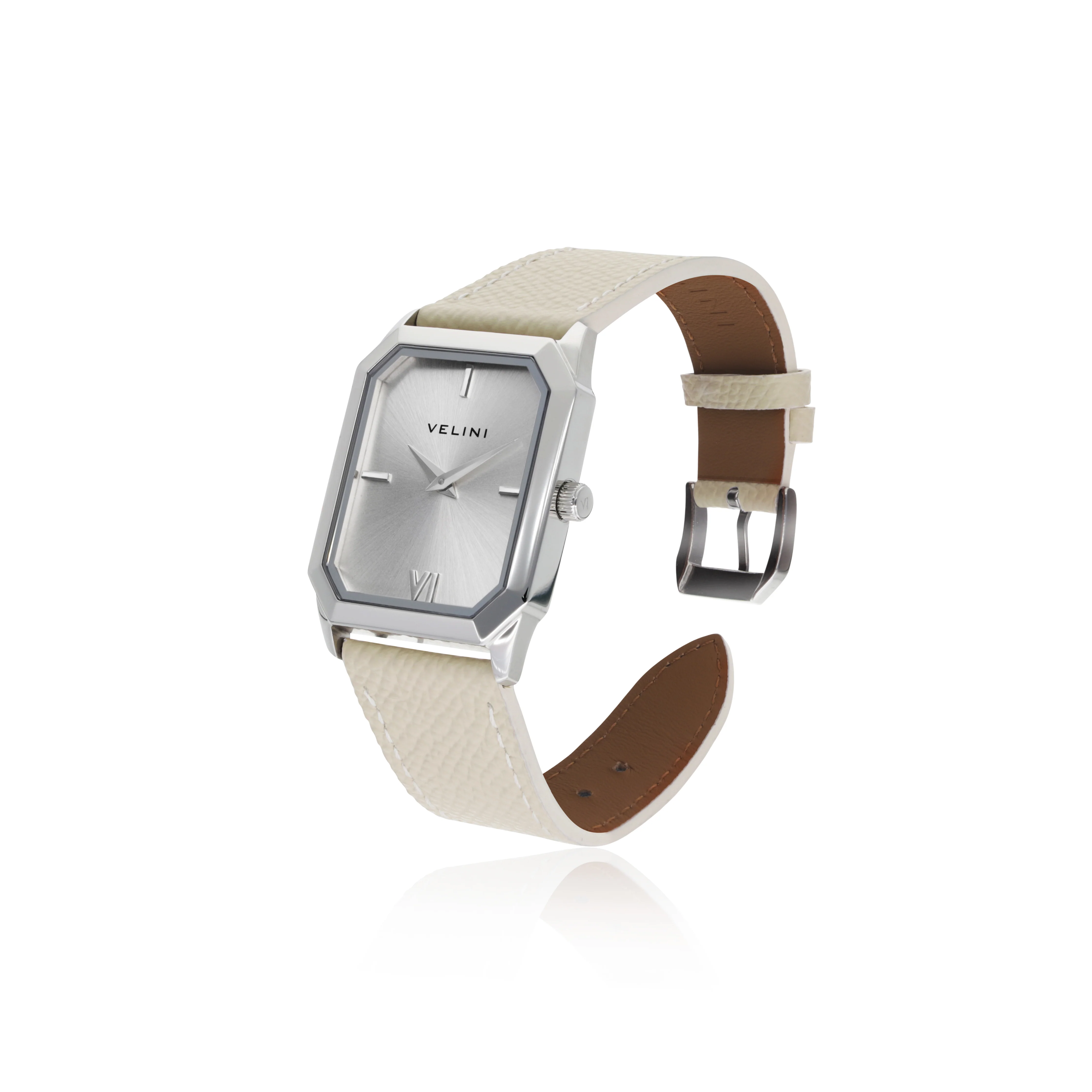 Ref. 102-V with Leather Strap - Beige thumbnail 2