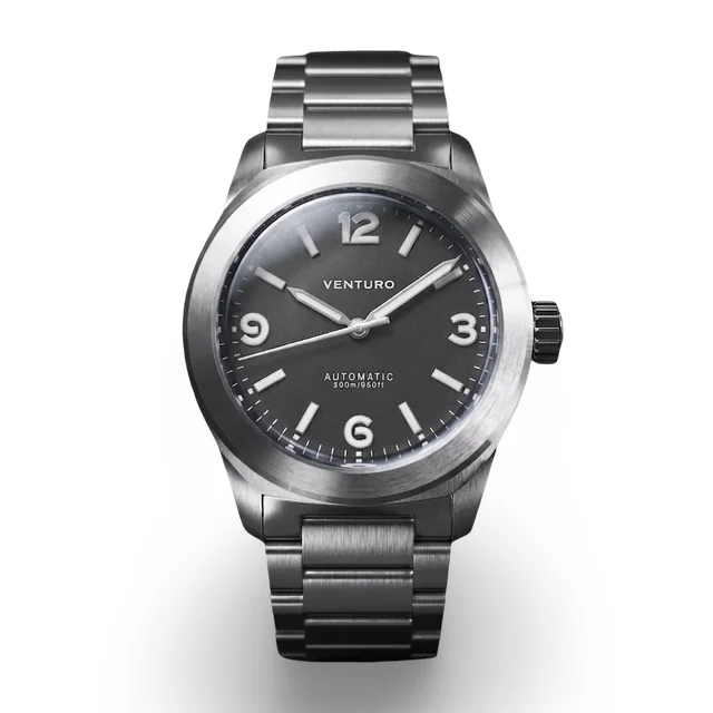 VENTURO Field Watch - Grey Dial Blue Lume