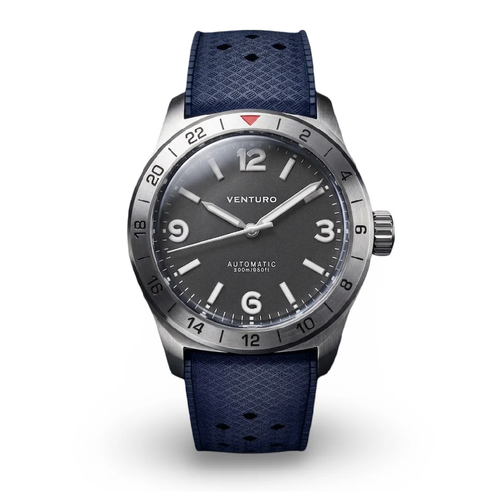 VENTURO Field Watch - Grey Dial Blue Lume thumbnail 3