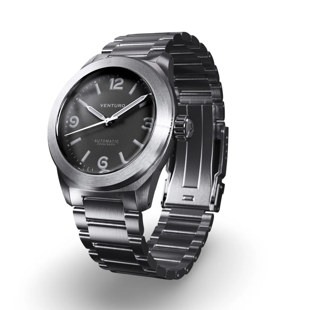 VENTURO Field Watch - Grey Dial Blue Lume thumbnail 4
