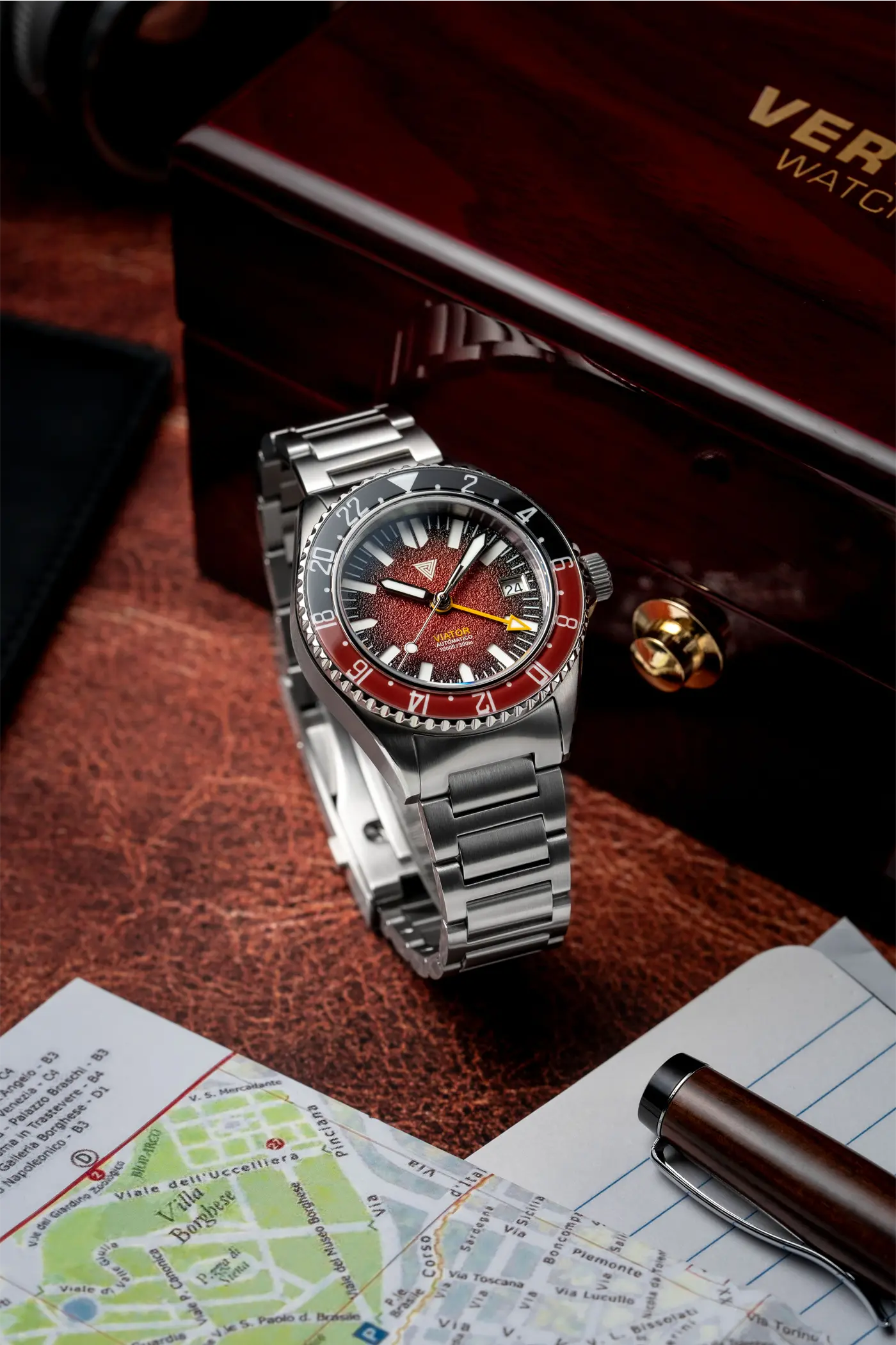 Vertigo Viator GMT Il Rosso thumbnail 4