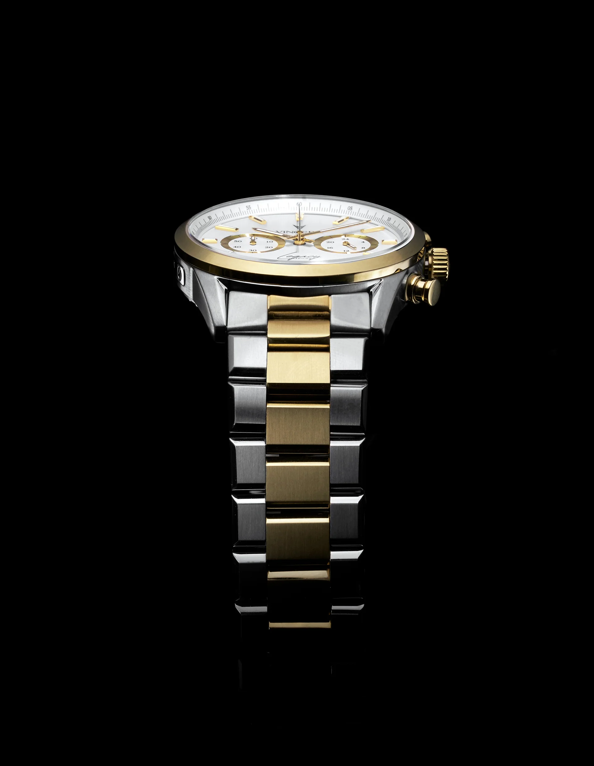 Legacy Chronograph - White + Gold thumbnail 4
