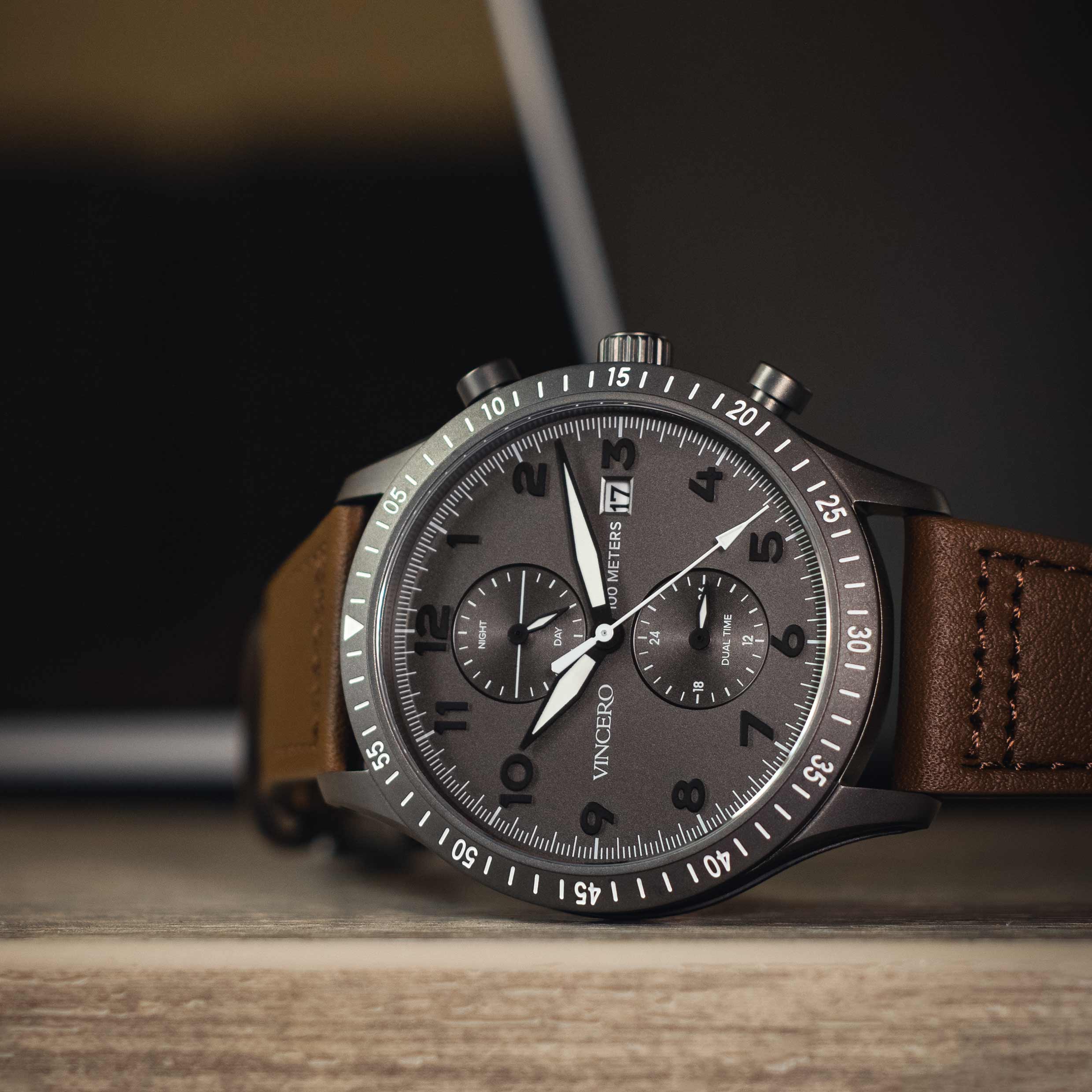 The Altitude - Gunmetal/Walnut thumbnail 2
