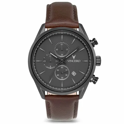 The Chrono S Gunmetal Walnut 40Mm