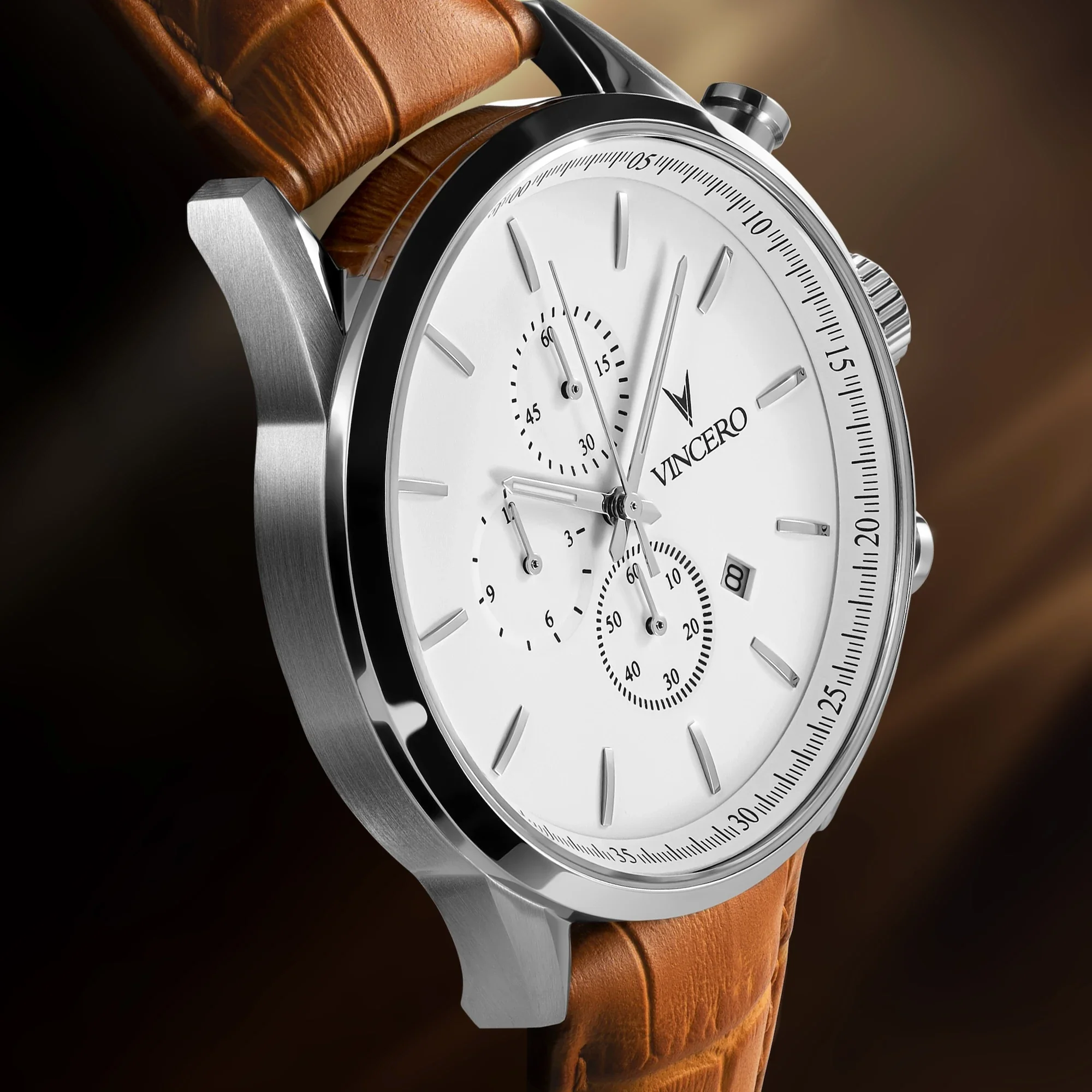 The Chrono S2 - Silver/Tan thumbnail 2