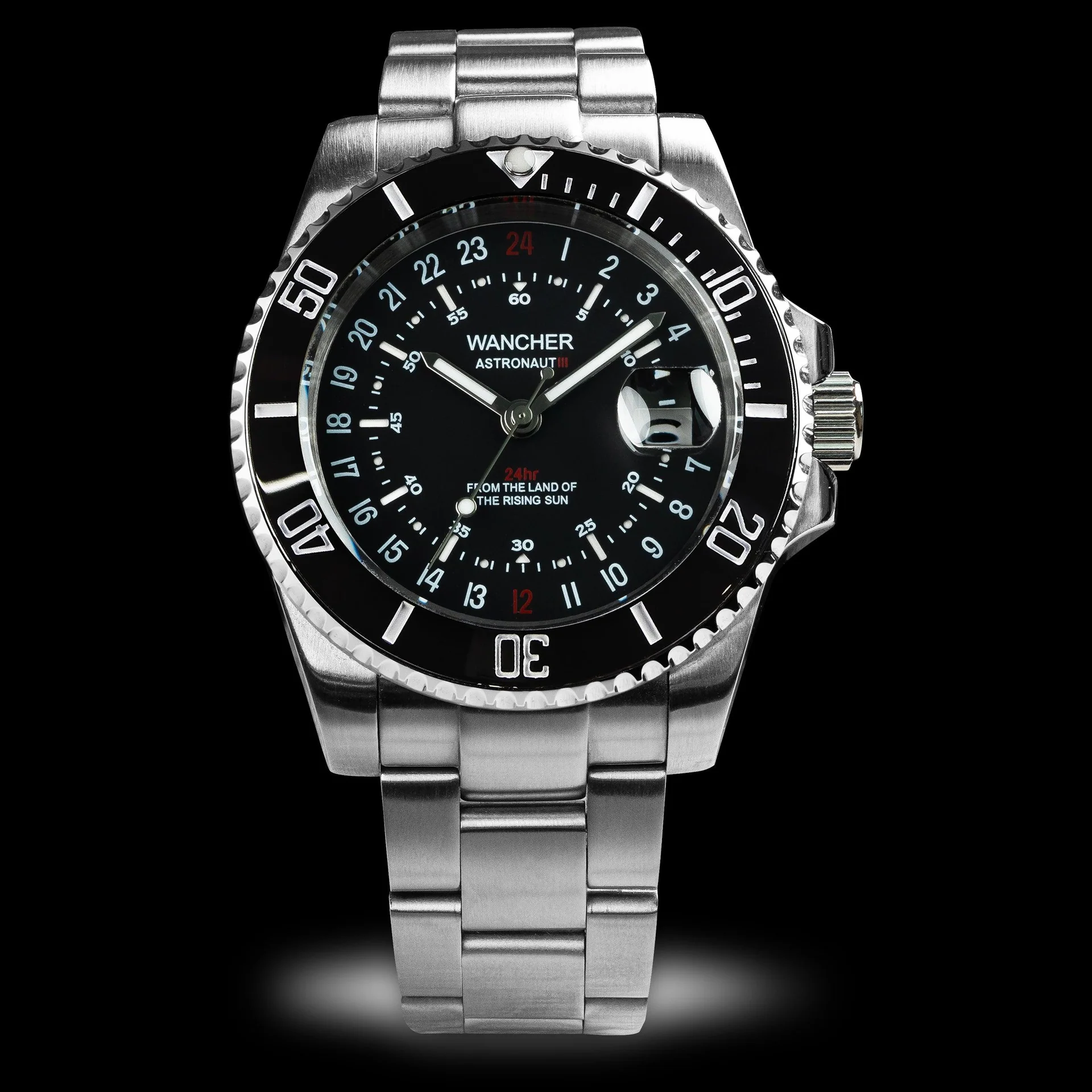 Black - 24 Hr Bezel Astronaut III - 24 Hour Watch thumbnail 2