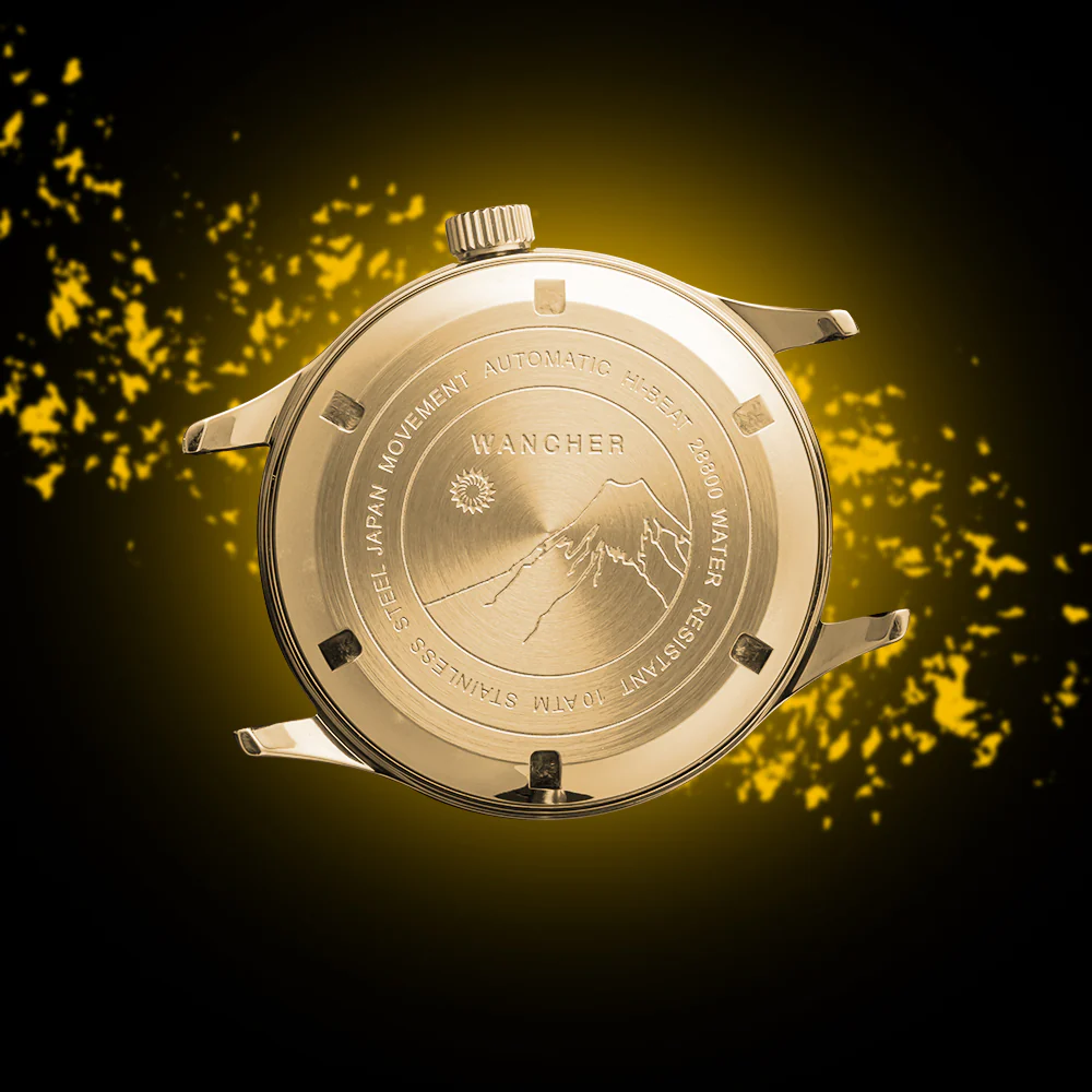 Silver / Brown Dream Watch - Chawan-Iro - Kabocha