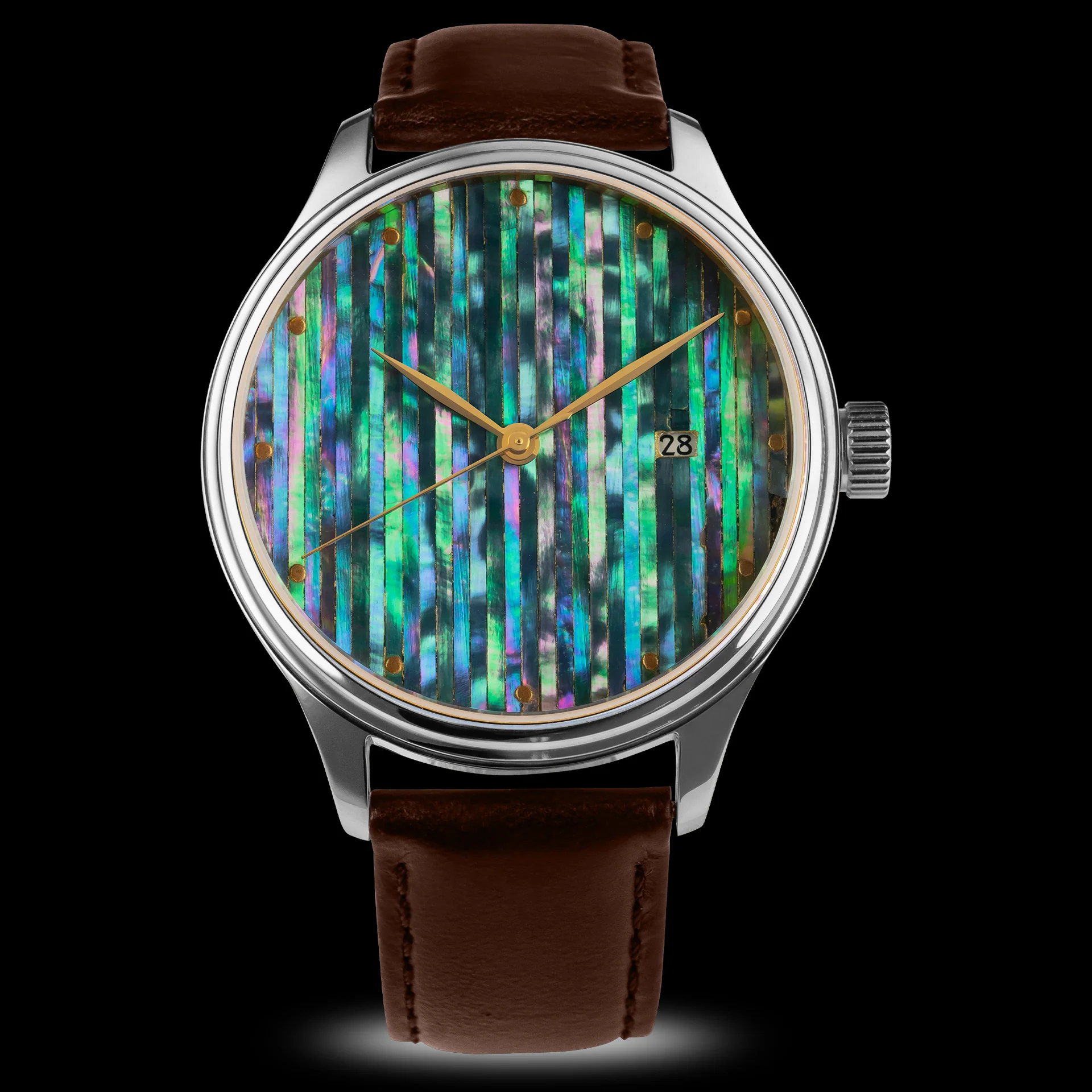 Silver / Brown Dream Watch - Raden Pillar thumbnail 2