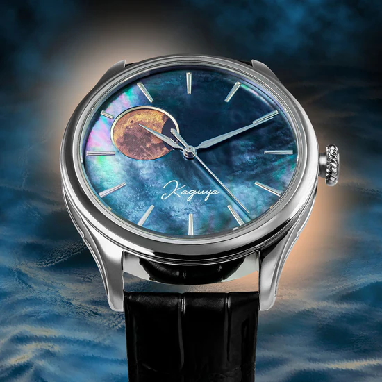 TSUKIMI (Gold Moon) Dream Moonphase Kaguya - MURASAKI BLUE thumbnail 2