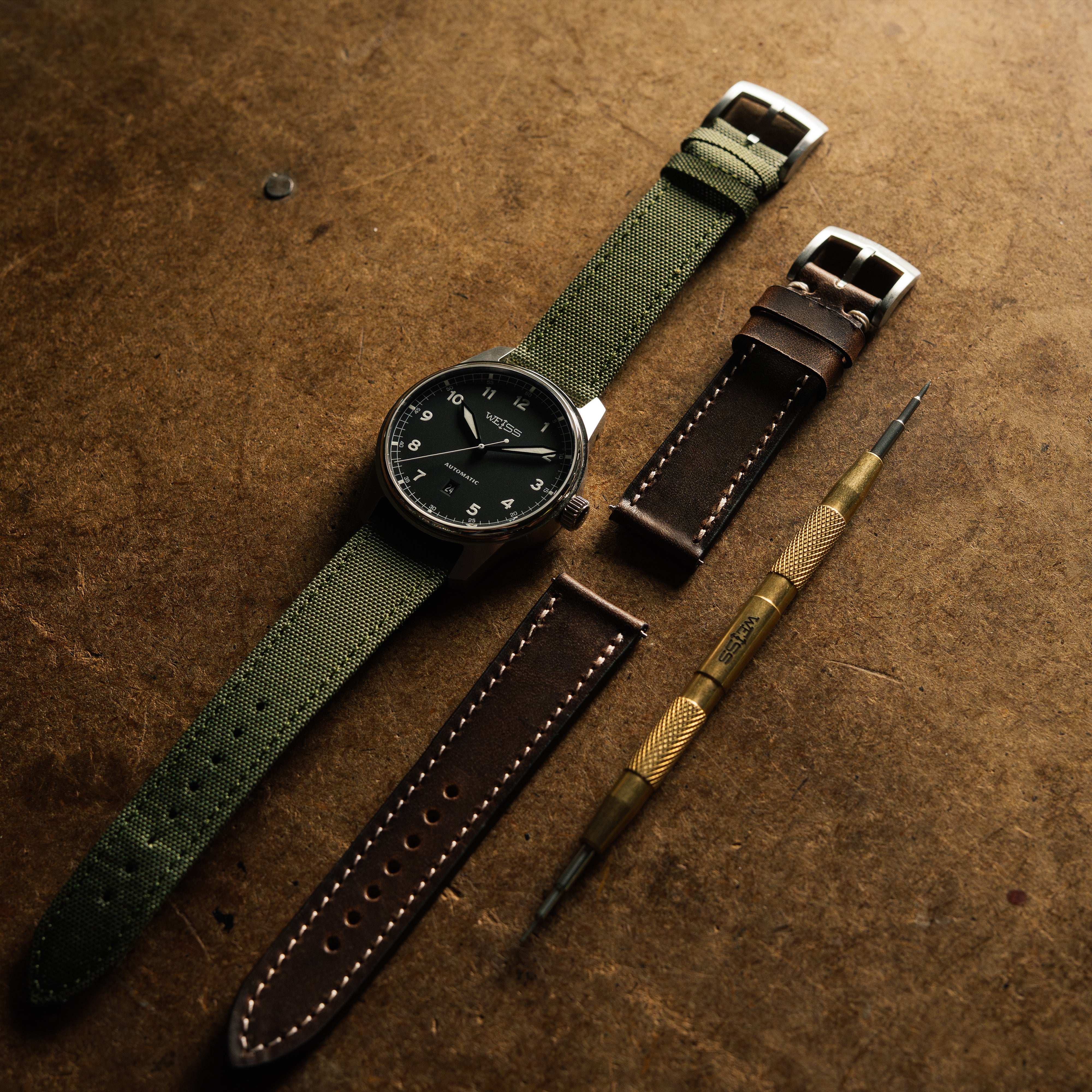 42mm Automatic Standard Issue Field Watch with Date Set thumbnail 2