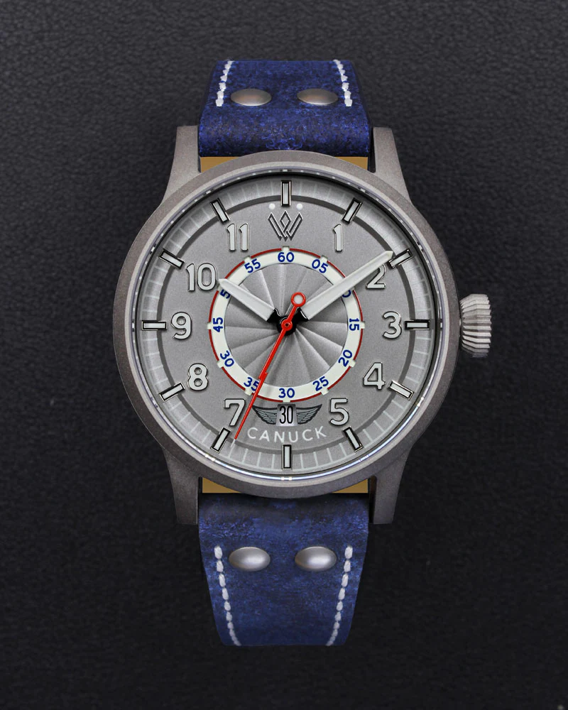 Canuck Pilot Watch - 39mm MK II Fuselage Grey thumbnail 2