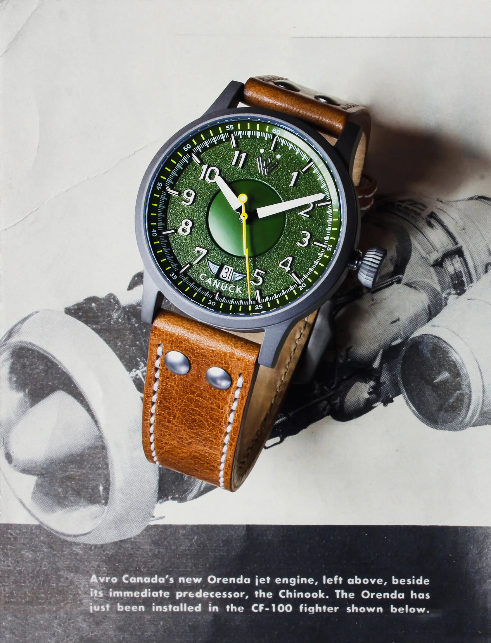Canuck Pilot Watch - 39mm MK II Royal thumbnail 2