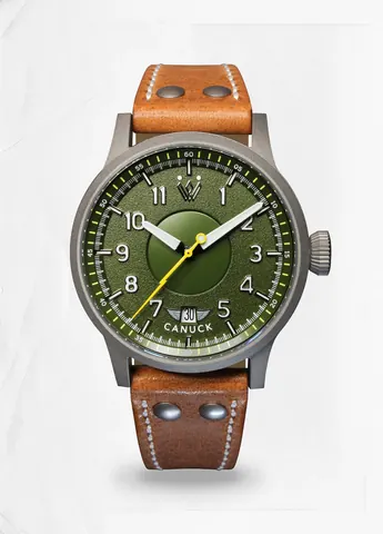 Canuck Pilot Watch - 43mm MK I Military Green