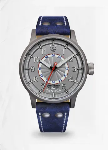 Canuck Pilot Watch - 43mm MK II Fuselage Grey