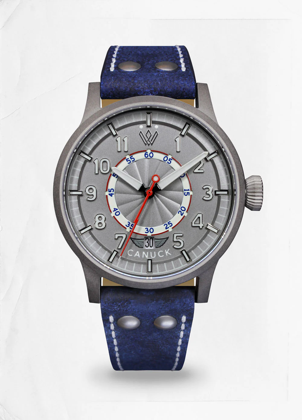 Canuck Pilot Watch - 43mm MK II Fuselage Grey
