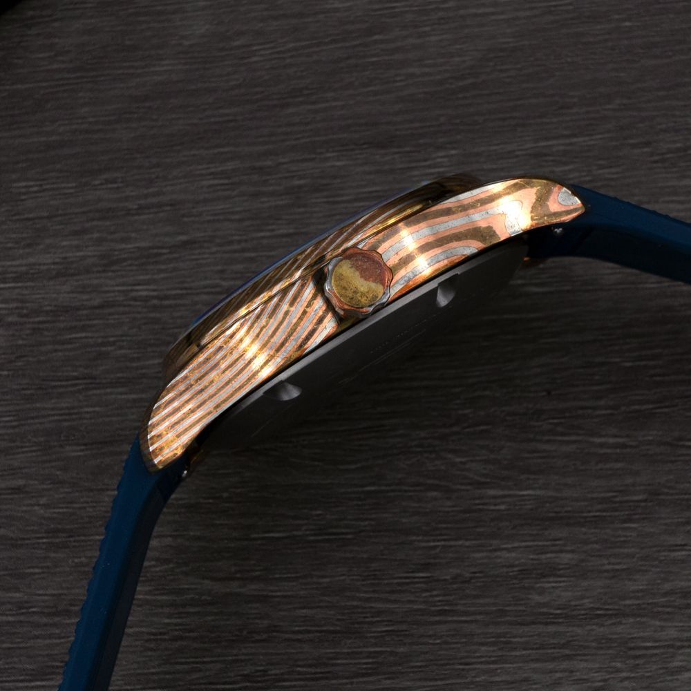 Anniversary Flieger  Mokume Gane & Tiger Eye (NH38A No-date)  40 mm thumbnail 2