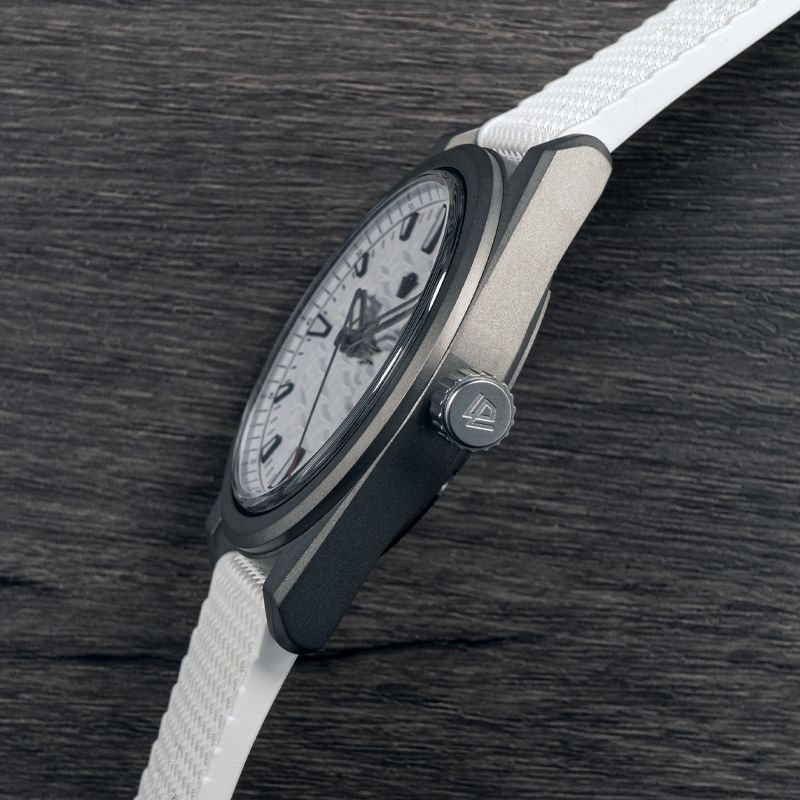 Basilea Pink Crystallized Titanium  Grade 5 Titanium, 39 mm thumbnail 2