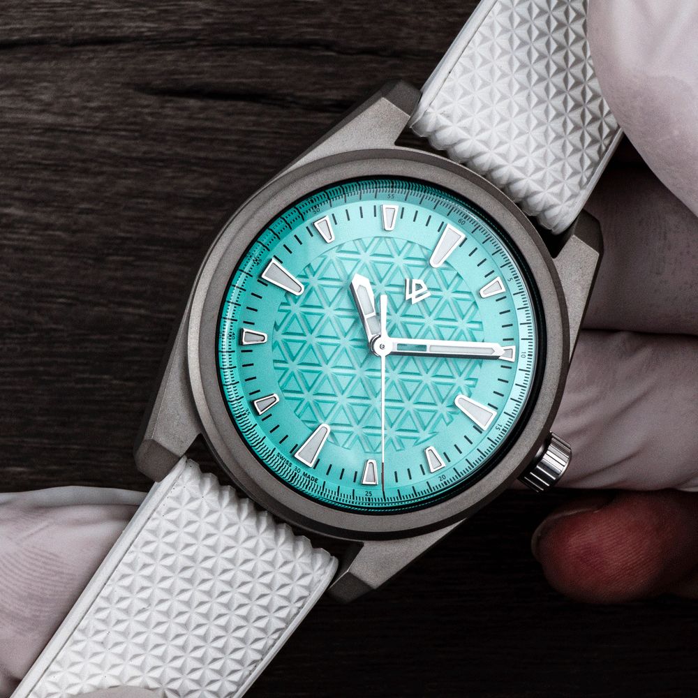 US STOCK · Basilea Titanium Grade 5 (Ice Blue) · Soprod M100