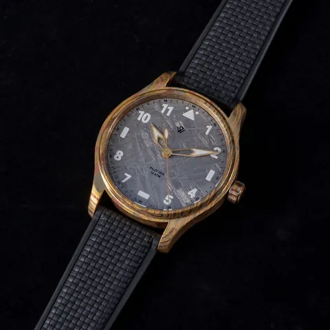 US STOCK Flieger  Mokume Gane & Meteorite (NH38A No-date)  40 mm