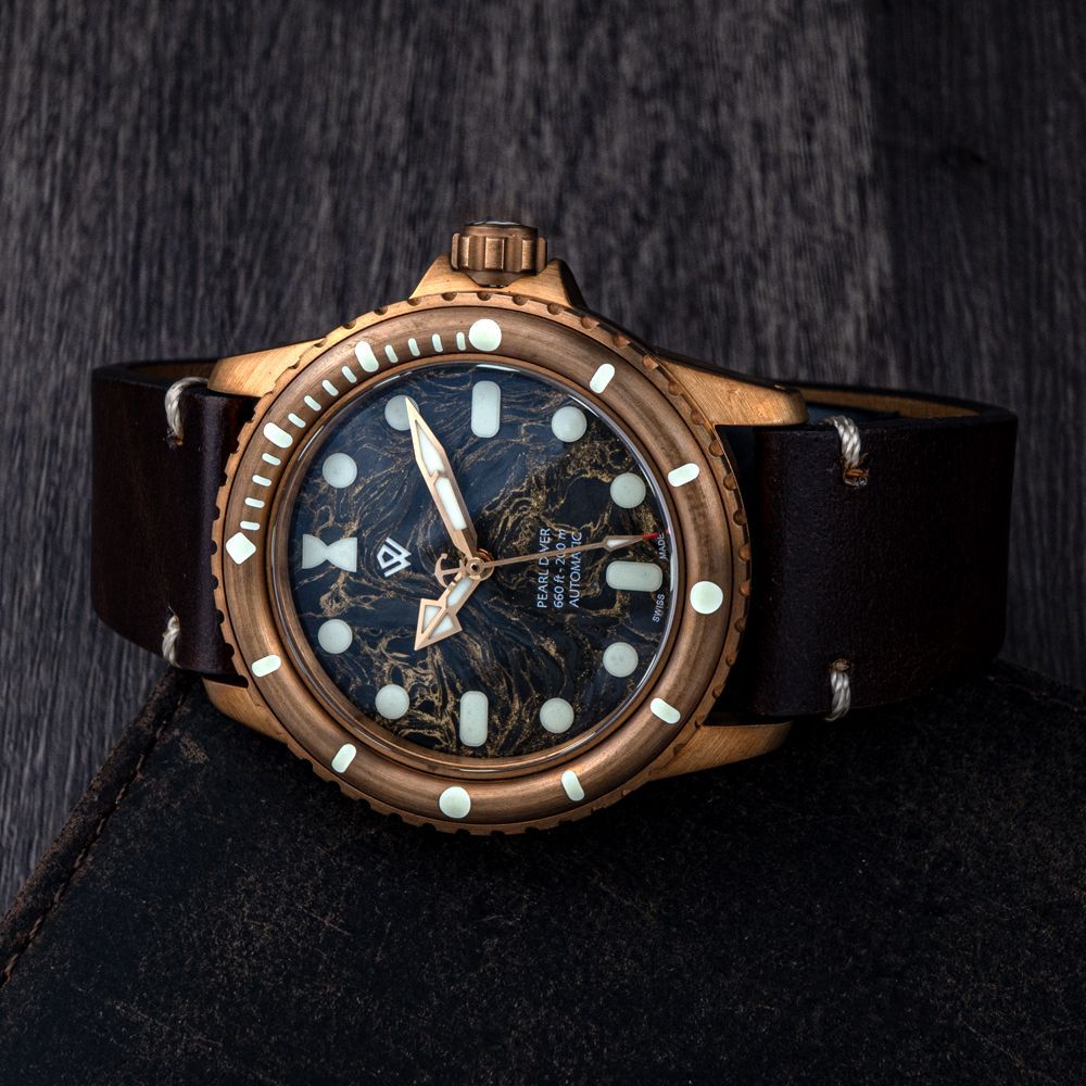 US STOCK Swiss Made Bronze PEARL DIVER — Phoenix C3 X1 (No-Date) thumbnail 2