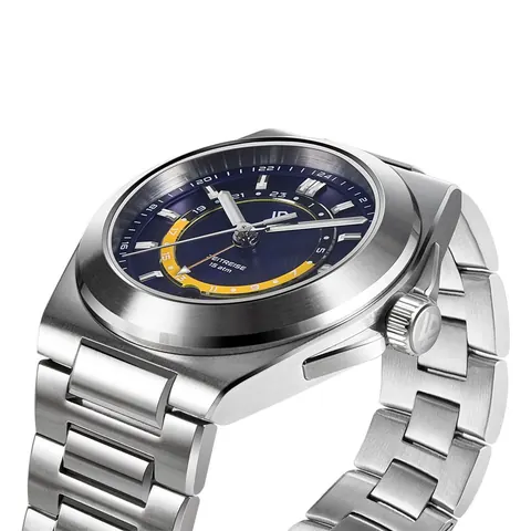 WIC006 GMT Blue - 38 mm Stainless Steel Sports Watch