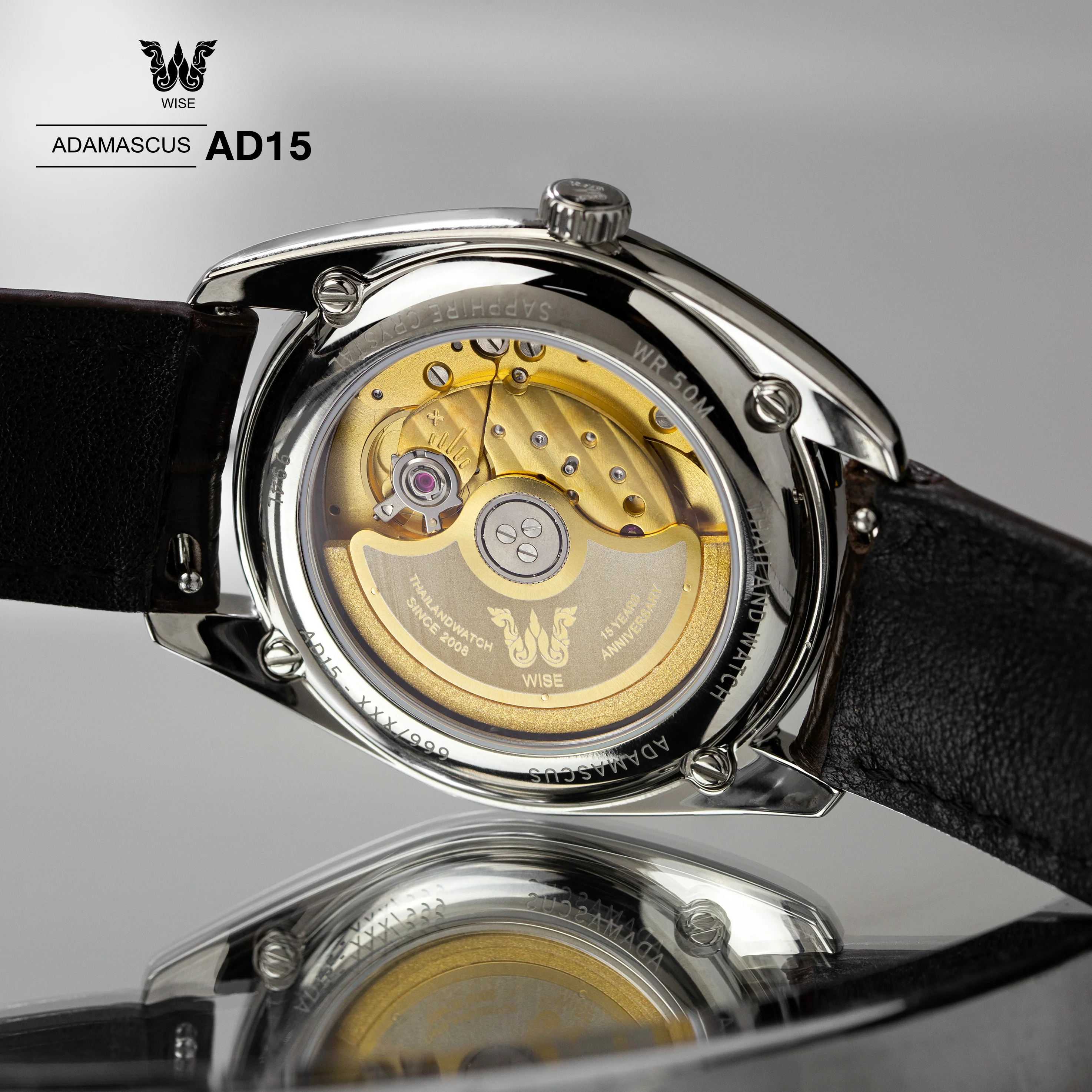 ADAMASCUS AD15 24K Gold Filled Dial Limited 999 Pcs. thumbnail 3
