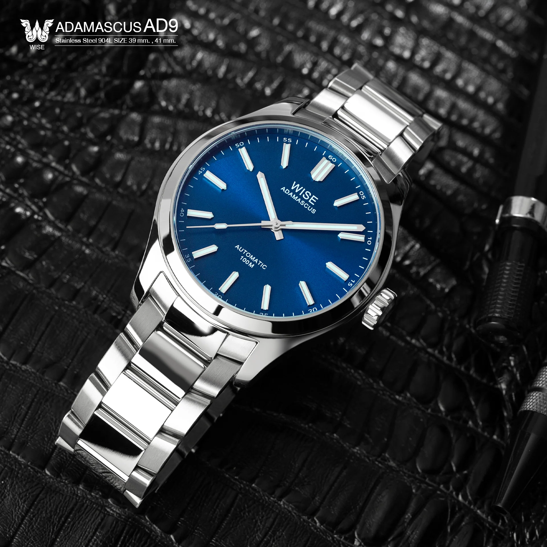 ADAMASCUS AD932 Stainless 904L (39, 41 mm.) thumbnail 2