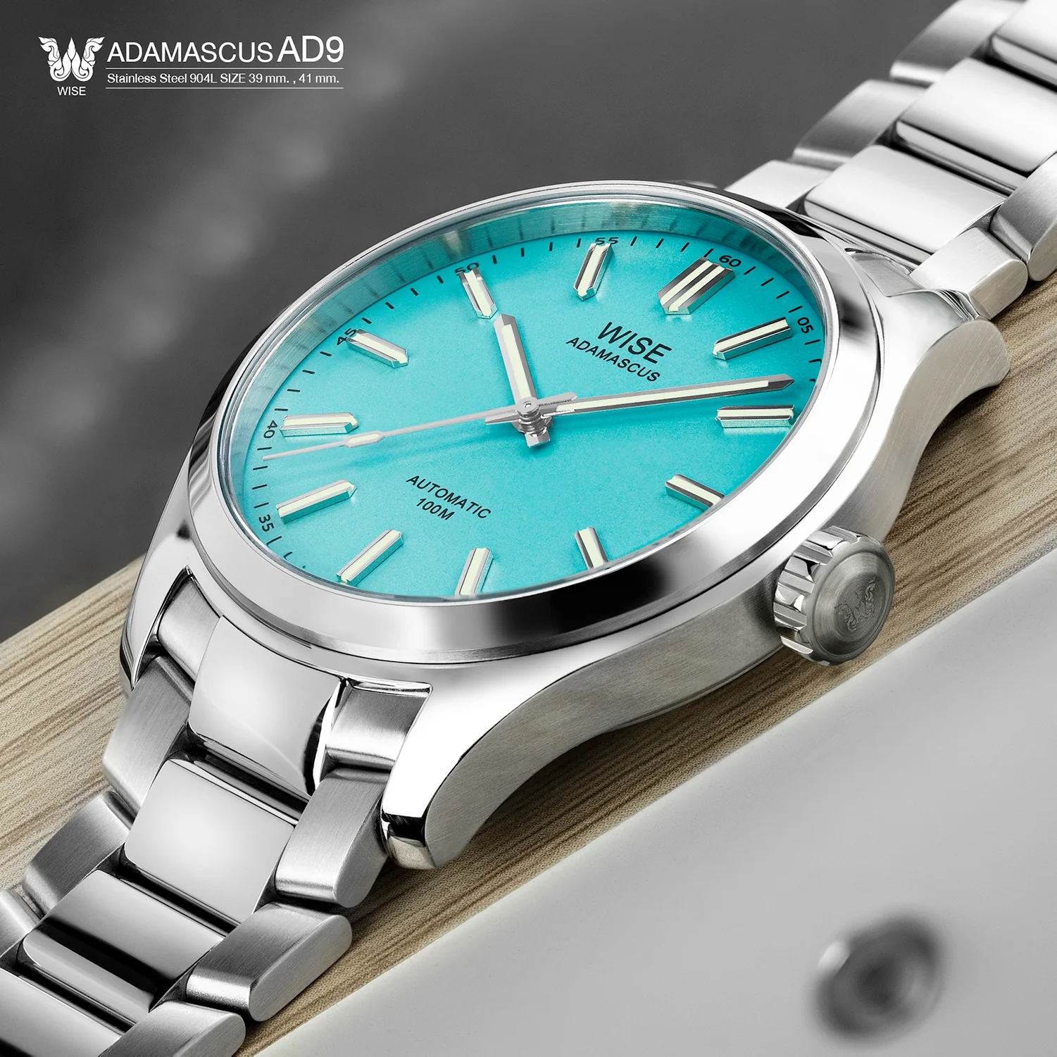 ADAMASCUS AD933 Stainless 904L (39, 41 mm.) thumbnail 2